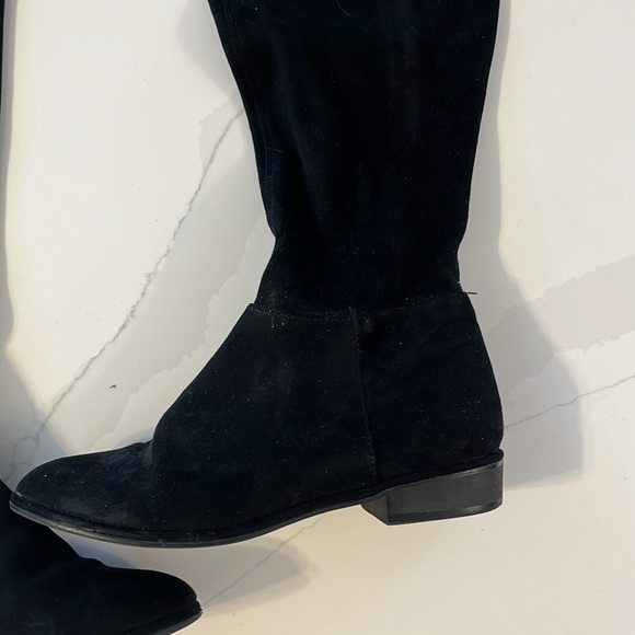 Over the knee black boots size 7.5 - Picture 3 of 8